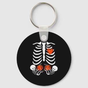 Kvinnors Halloween Graviditet Tvilling Kostymer Gr Nyckelring