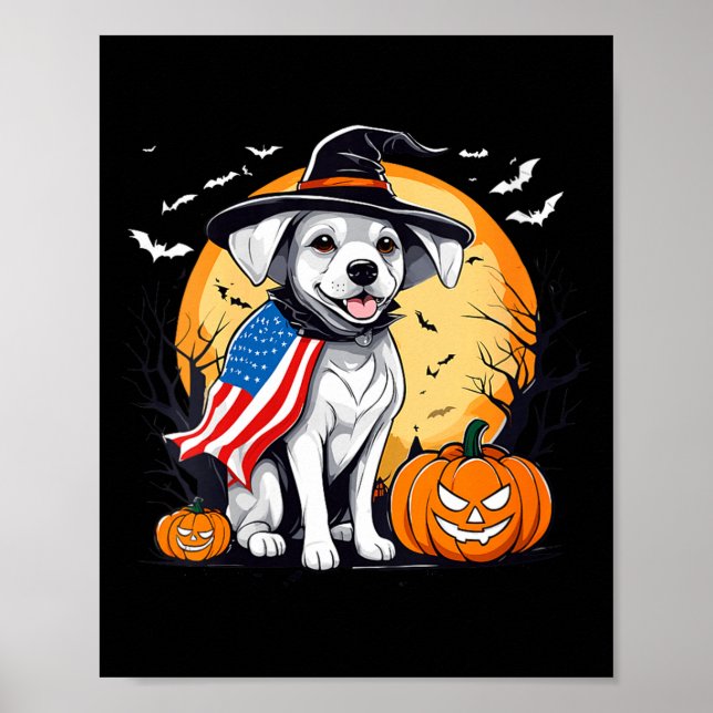 Kvinnors halloween-valp  poster (Framsidan)