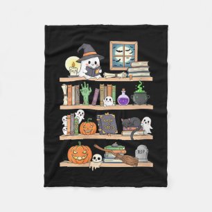 Kvinnors halloweenböcker spöke  fleecefilt