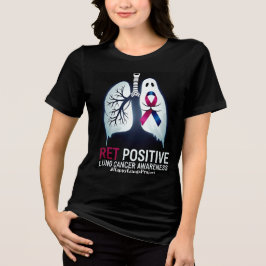 Kvinnors Happy Lungs Project Insamlingskampanj T-s T Shirt