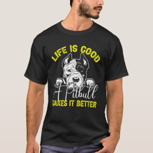 Kvinnors Härliga Hund Pittie Pitbull Liv T Shirt