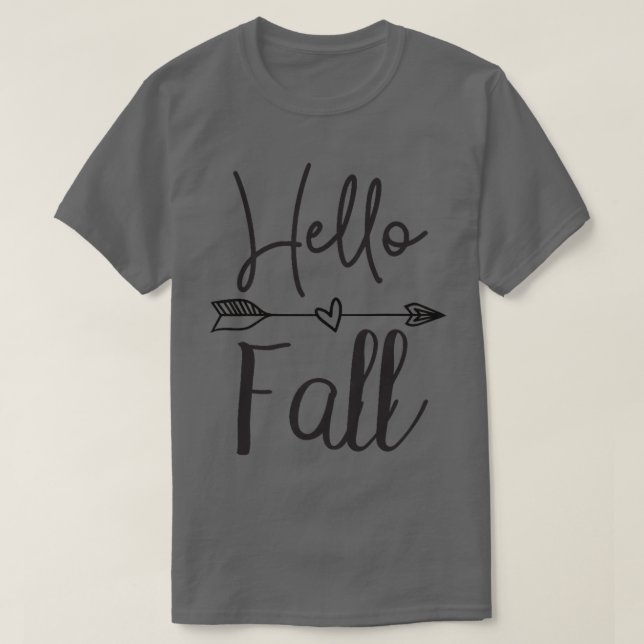 Kvinnors Hej faller under hösten Tee for Women, Ma (Design framsida)