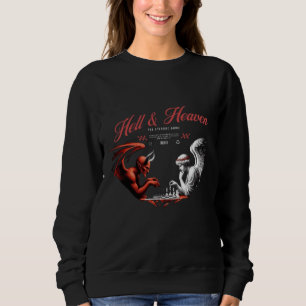 Kvinnors Helvetes & Himmels Dualitet Hoodie - Goti T Shirt