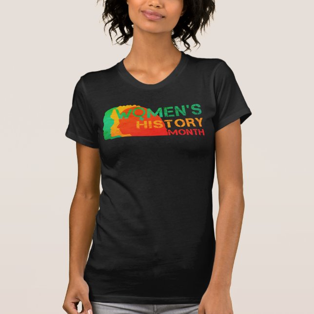 KVINNORS HISTORIA MÅNAD T SHIRT (Framsida)