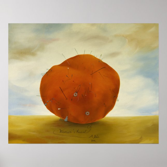 Kvinnors hjärta poster (Framsidan)