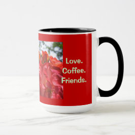 Kvinnors hjärthälsa koppar Kärlek Kaffe Vänner