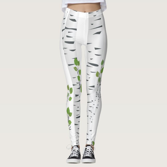 Kvinnors Hjort Doe Buck Woodland Hunting Leggings (Framsida)