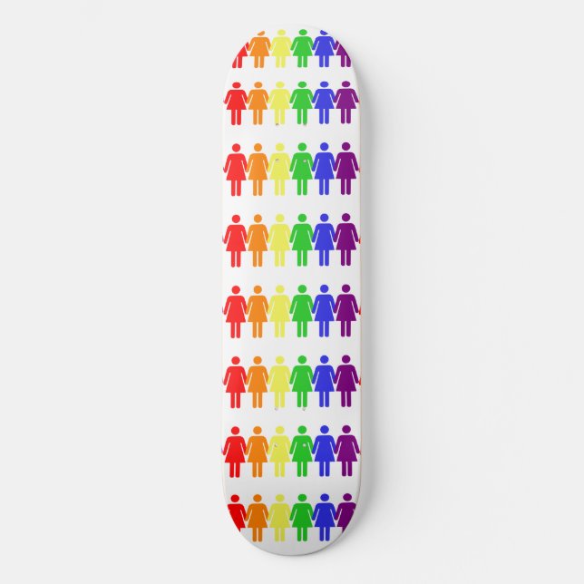 Kvinnors höger 2017 HGBTQIA Thunder_Cove Skateboard Bräda 20,5 Cm (Framsida)