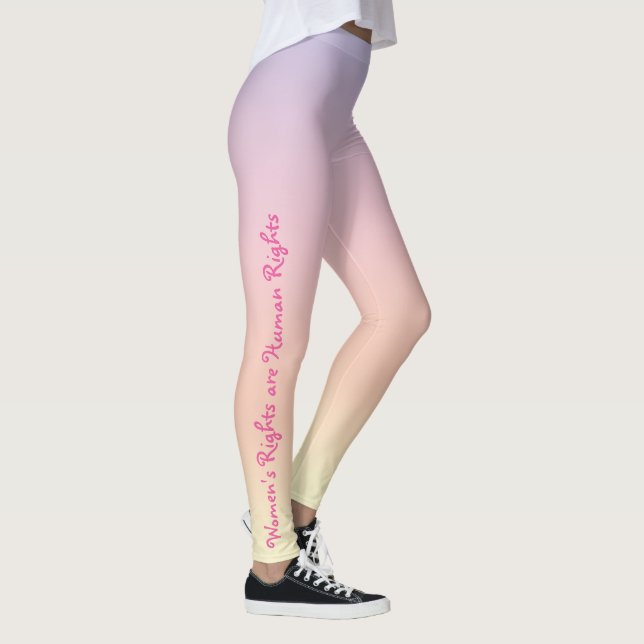 Kvinnors Höger är Höger Regnbågsbenägenhet hos män Leggings (Höger)