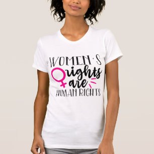 Kvinnors Höger är mänskliga Höger T Shirt