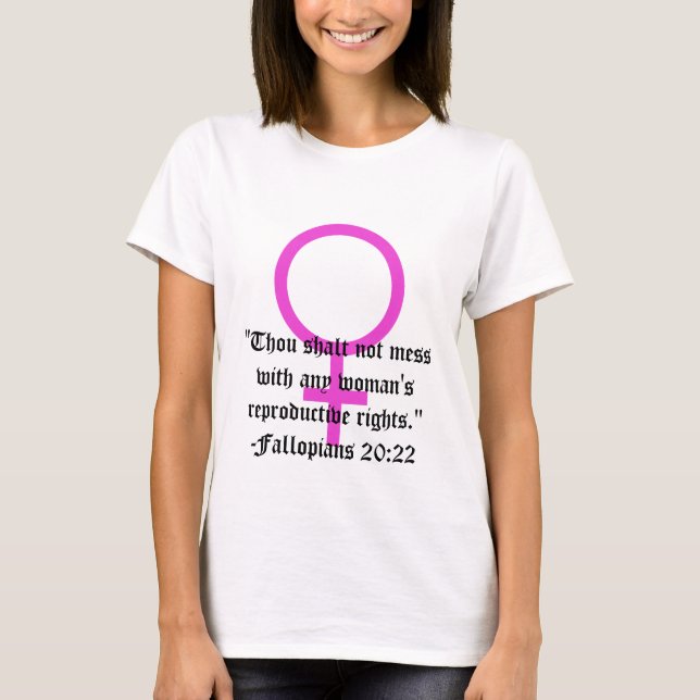 Kvinnors Höger att välja Verse 2022 T-Shirt (Framsida)