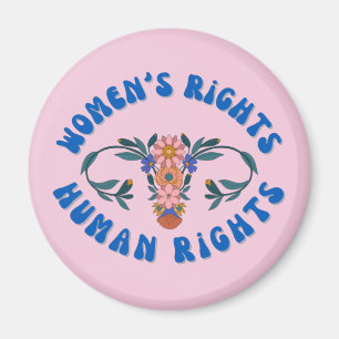 Kvinnors Höger Blommigten Höger Uterus Magnet