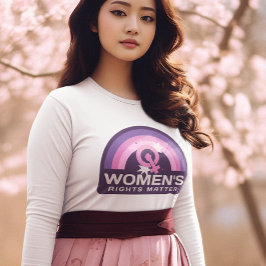 Kvinnors Höger Långärmad Feministisk shirt T