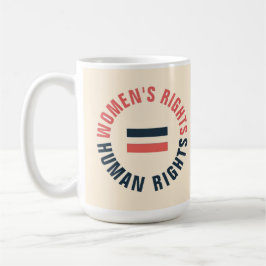 Kvinnors Höger Lika mänskliga Höger Feminist Kaffemugg