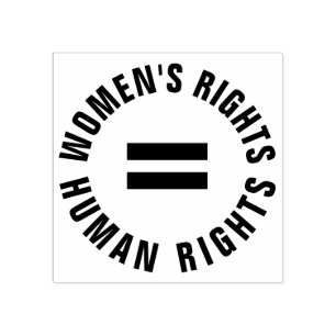 Kvinnors Höger Lika mänskliga Höger Feminist Stämpel