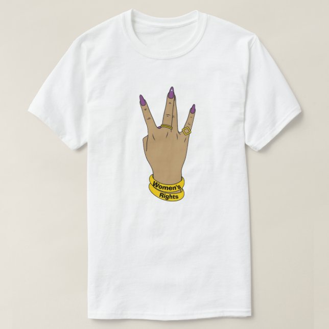 Kvinnors Höger T-Shirt (Design framsida)