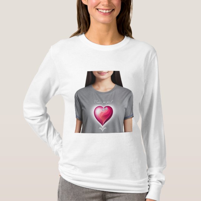 Kvinnors högsta kasualer t shirt (Framsida)