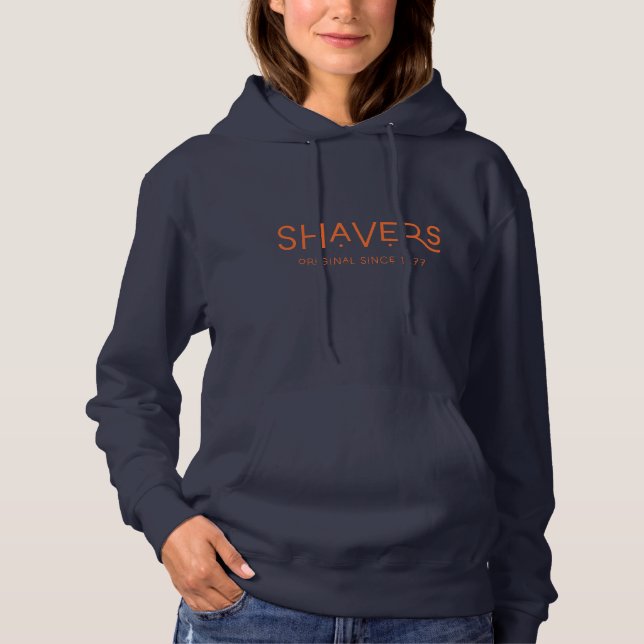 Kvinnors hoodie - Shavers T Shirt (Framsida)