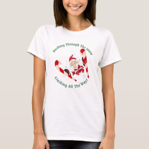 Kvinnors humoristiska jul T-shirt
