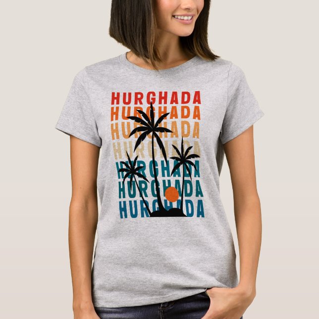 Kvinnors Hurghada T-Shirt (Framsida)