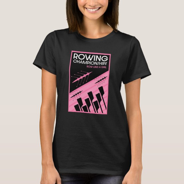 Kvinnors Internationell Rwing T Shirt (Framsida)