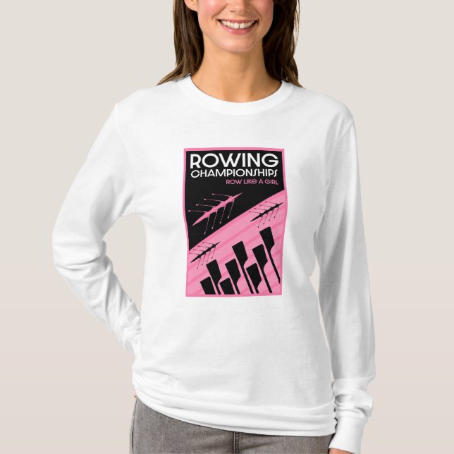 Kvinnors Internationell Rwing T Shirt (Framsida)