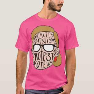 Kvinnors jämställdhet protesterar mot Höger som rö T Shirt