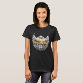 Kvinnors jämställdhetsdag Empowered 3D Neon Blommi T Shirt