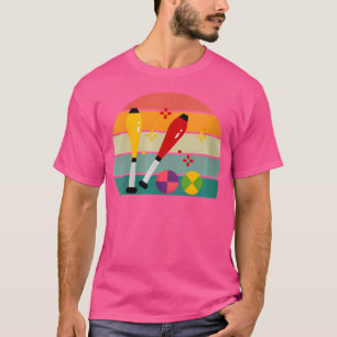 Kvinnors jongleringsbollar Skittles Cirkus Koncent T Shirt