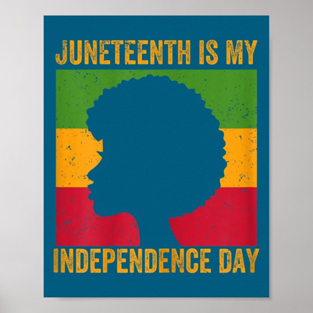 Kvinnors juneteenth är självständighetsdagen - 19  poster (Framsidan)