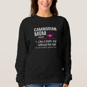 Kvinnors kambodjanska mammas definition Mors dag T Shirt