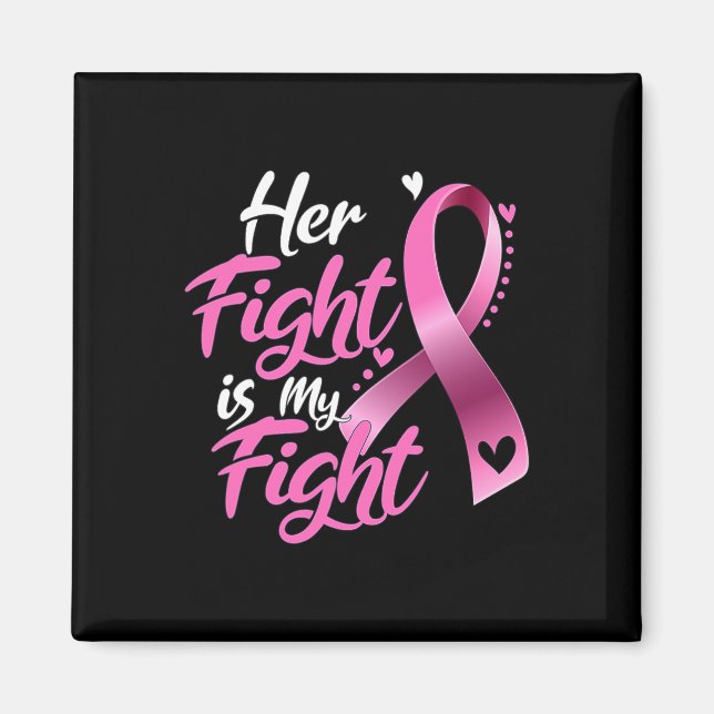 Kvinnors kamp är min kamp mot bröstcancer magnet (Framsidan)