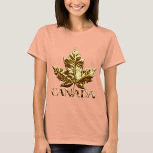 Kvinnors kanadensiska Souvenir Shirt Plus Storleka Tee Shirt