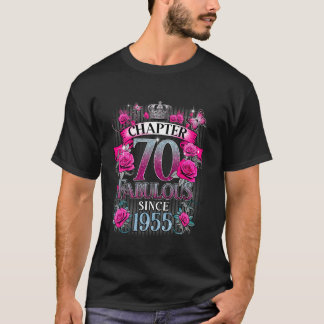 Kvinnors kapitel 70 Fantastisk sedan 1955 70-års f T Shirt