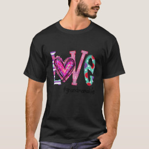 Kvinnors Kärlek mormor livet på Hearts Valentines  T Shirt