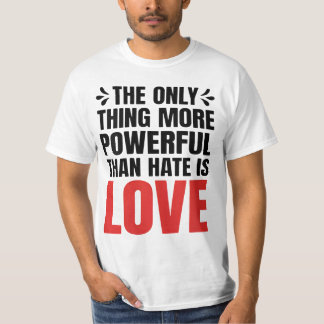 Kvinnors Kärlek Över Hat Kraftfull Jämställdhet Fe T Shirt