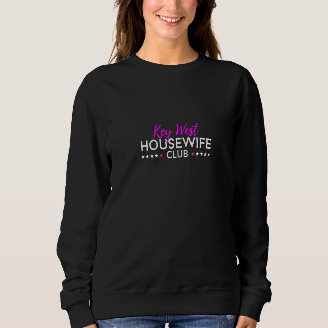 Kvinnors Key West Husmor Klubb T Shirt (Framsida)
