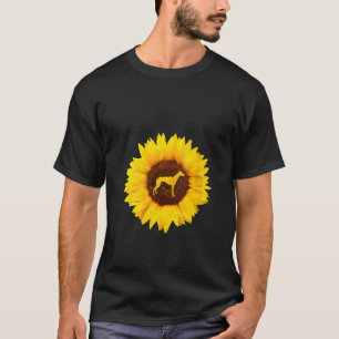 Kvinnors könsjud i Manar Hund Pet Racer Sunfl T Shirt