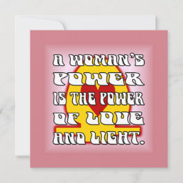 Kvinnors Kraft Anteckningskort