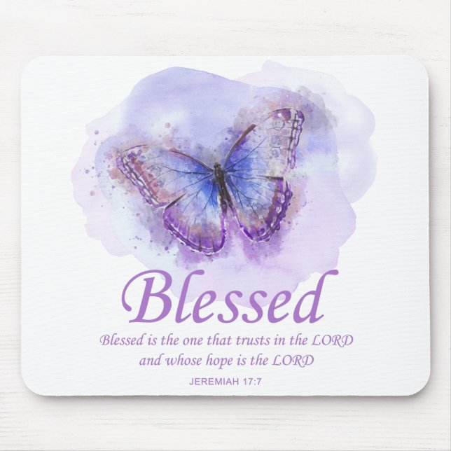 Kvinnors kristna bibel Verse Butterfly: Blad Musmatta (Framsidan)