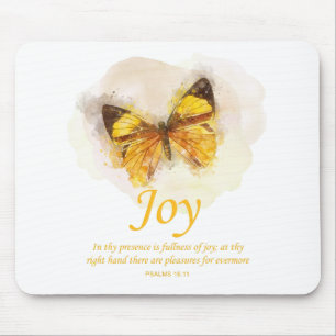 Kvinnors kristna Butterfly Bible Verse:Joy Musmatta