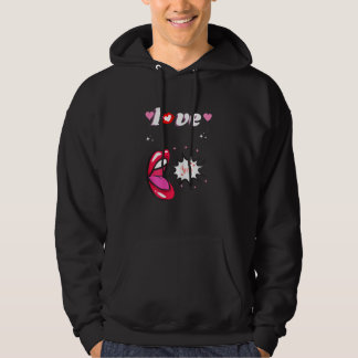 Kvinnors Kyss Mig Har Antikroppar Hoodie