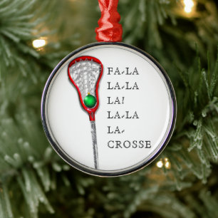 Kvinnors Lacrosse Julsamlarobjekt Julgransprydnad Metall