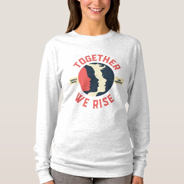 Kvinnors Långärmad Shirt WMSF T (Framsida)