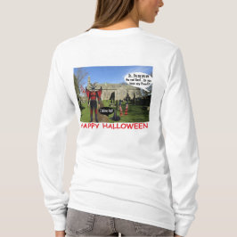 Kvinnors långärmad T. happy halloween. djävulen g T Shirt