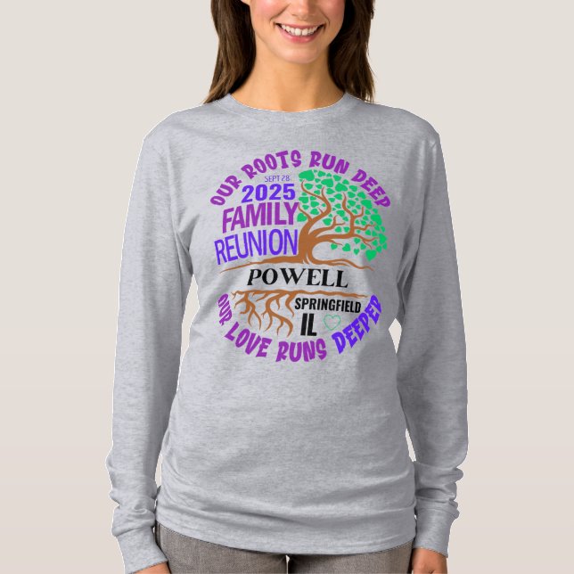 kvinnors långärmad t shirt (Framsida)