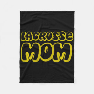 Kvinnors Lax Mamma Mors Dag Lacrosse Mamma Fleecefilt