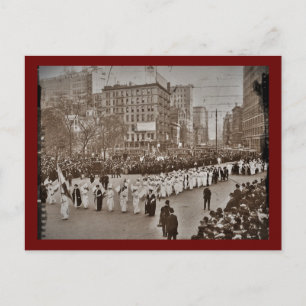 Kvinnors lidande i Parad 1912 Vykort
