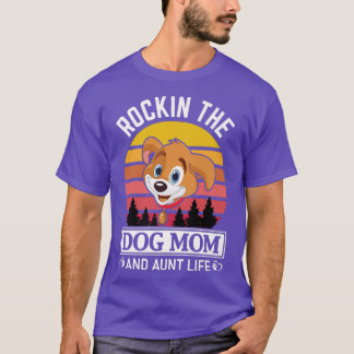 Kvinnors liv i hund som rockar hund och moster  t shirt