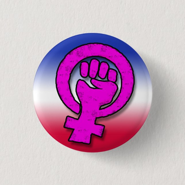 Kvinnors makt - liten knapp (Framsida)